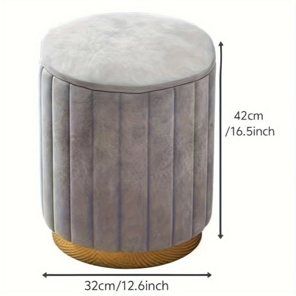 NordicMirror Round Ottoman