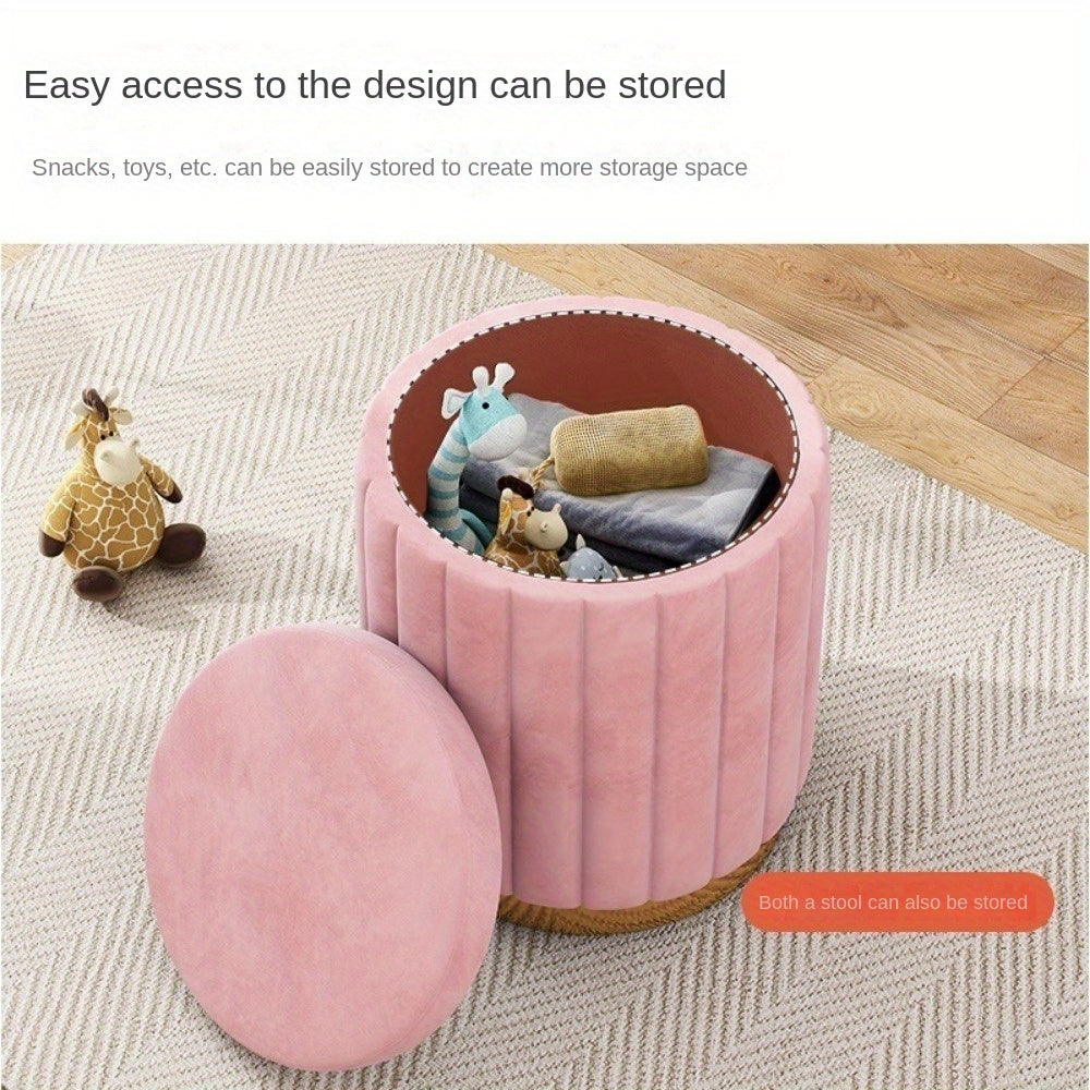 NordicMirror Round Ottoman