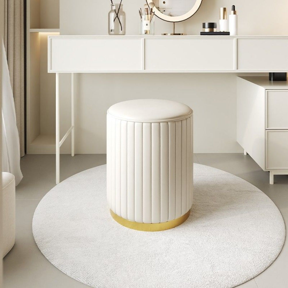 NordicMirror Round Ottoman