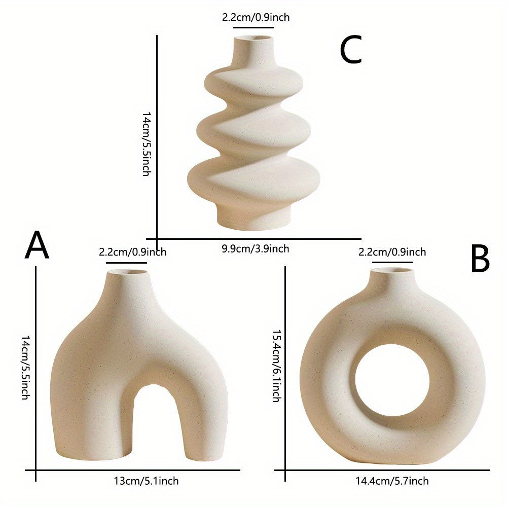 BohoCharm Ceramic Vase Set