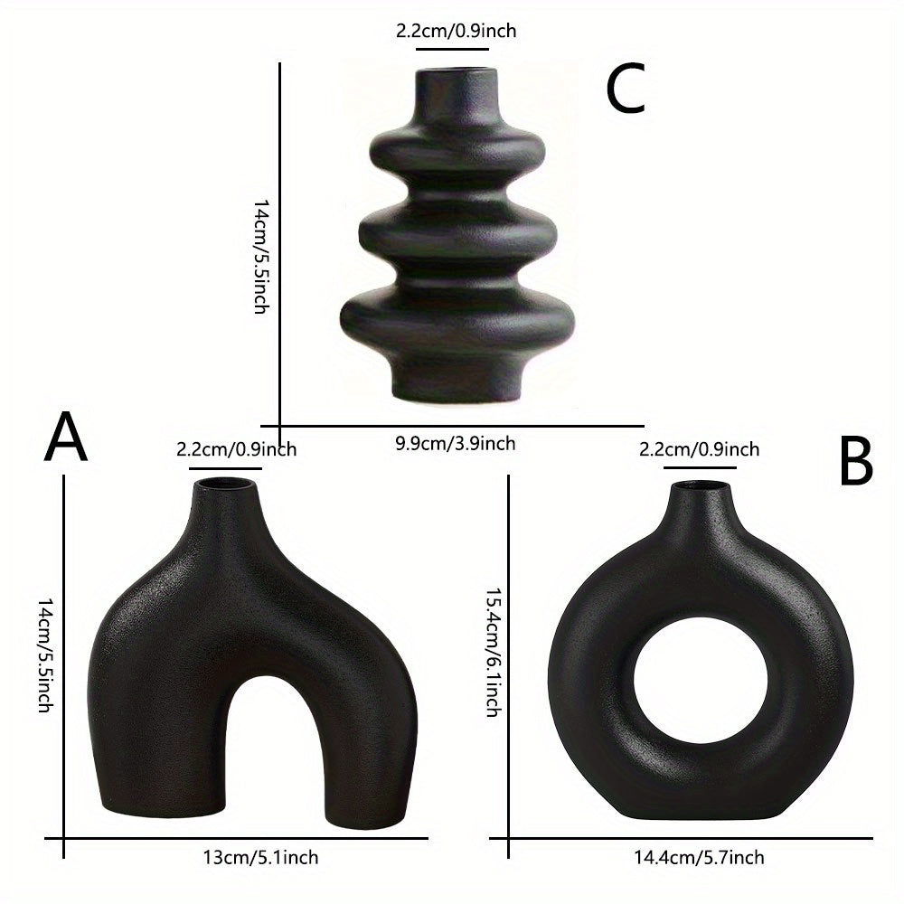 BohoCharm Ceramic Vase Set