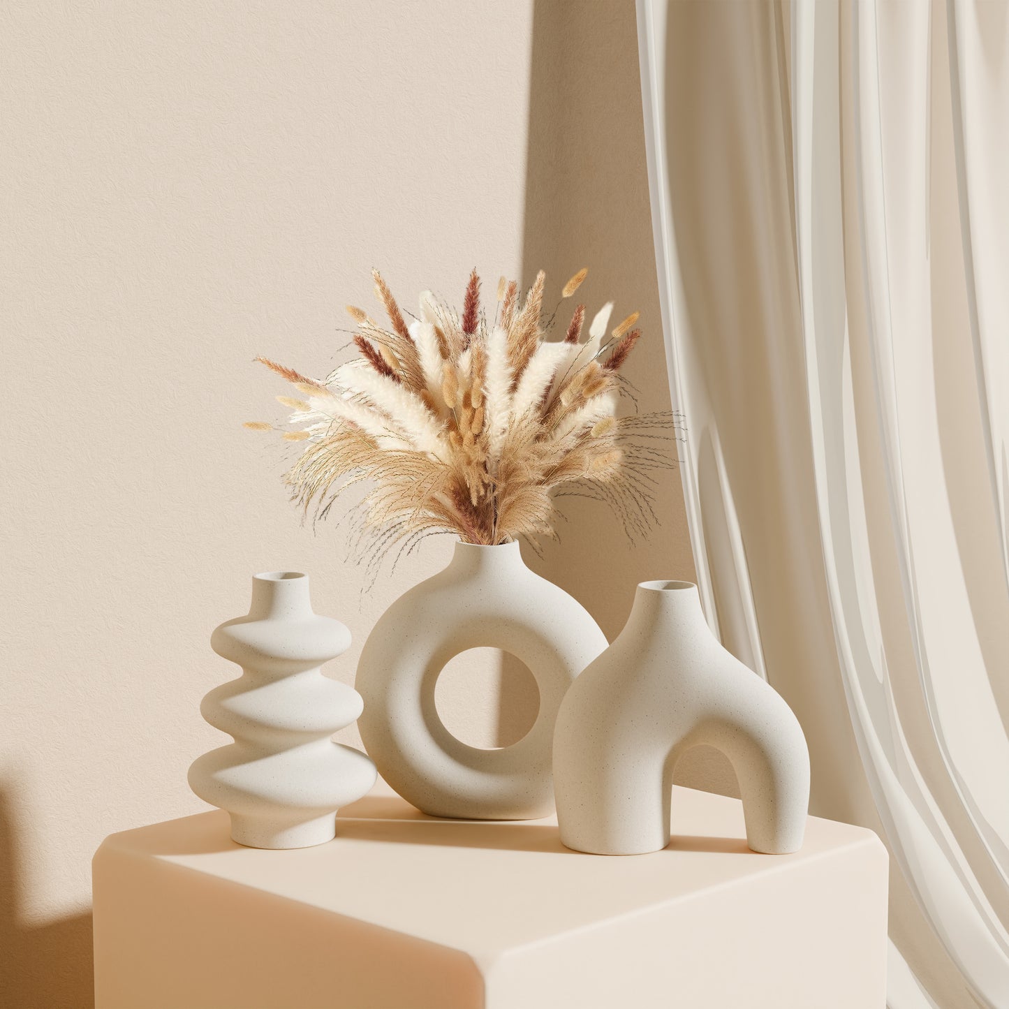 BohoCharm Ceramic Vase Set