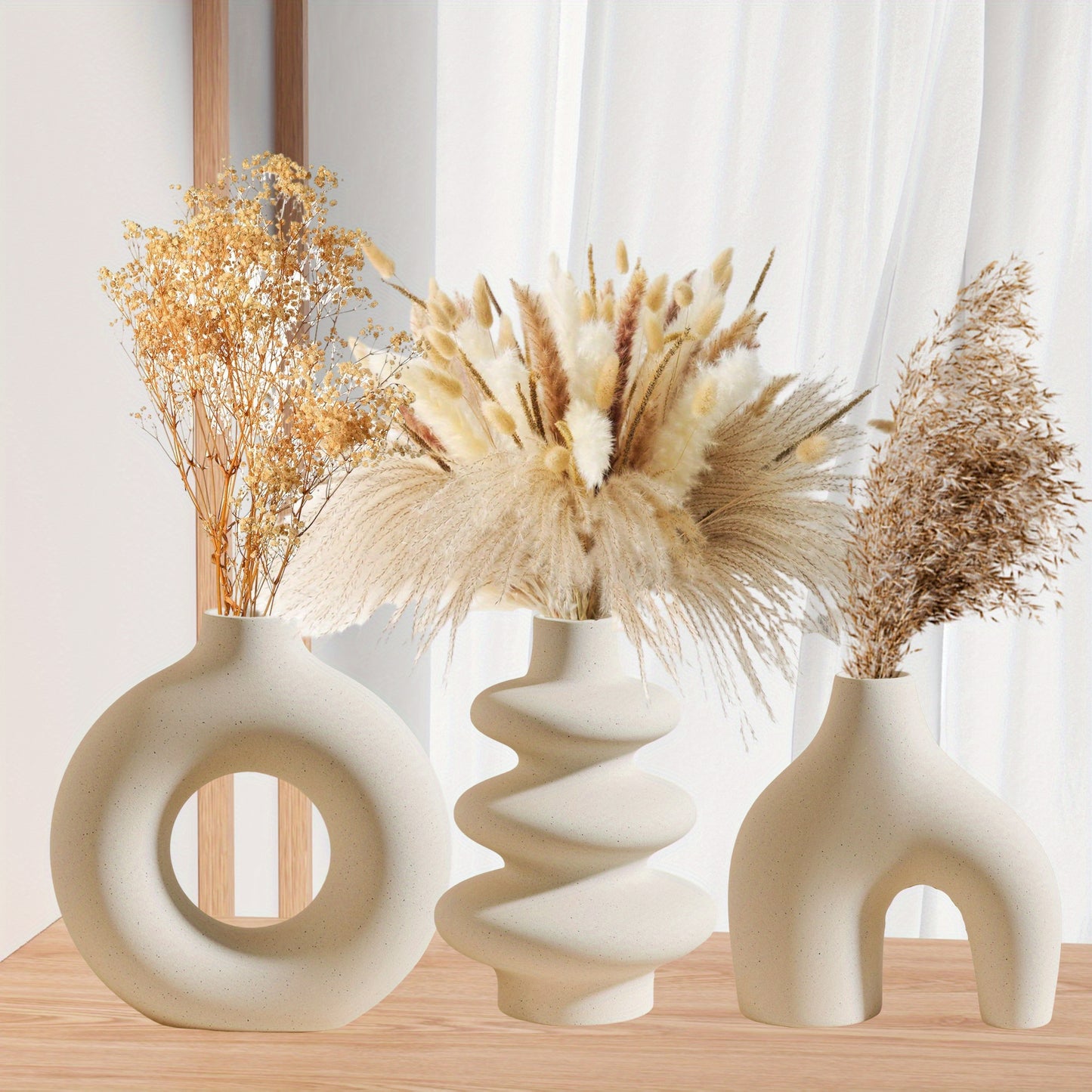 BohoCharm Ceramic Vase Set