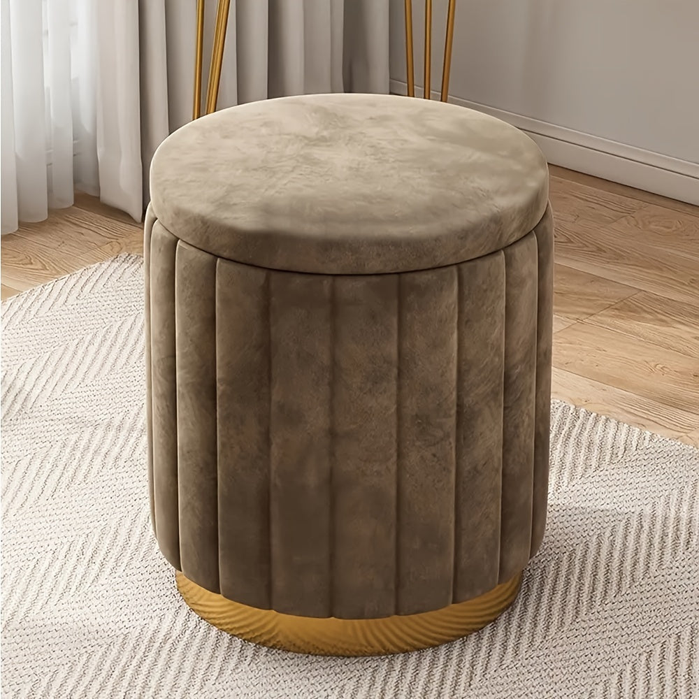 NordicMirror Round Ottoman