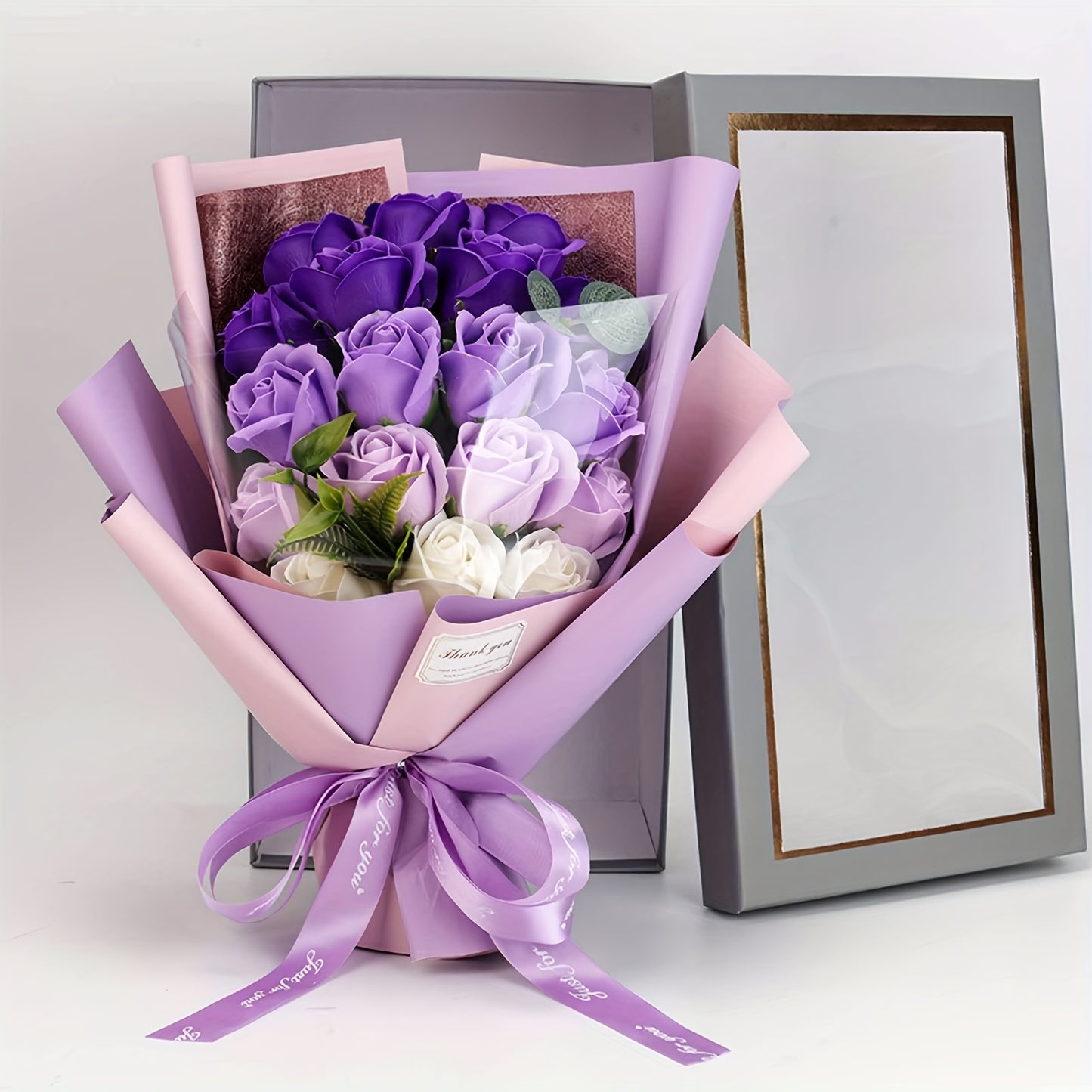 18-Piece Soap Rose Bouquet – Romantic Gift & Home Décor