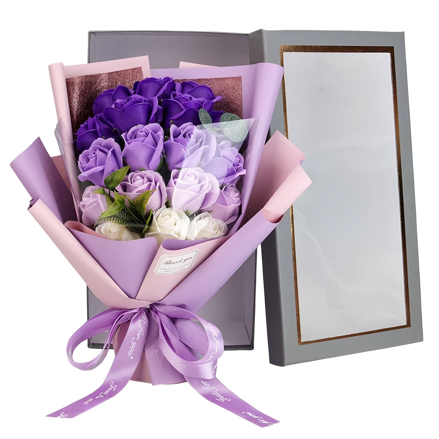 18-Piece Soap Rose Bouquet – Romantic Gift & Home Décor