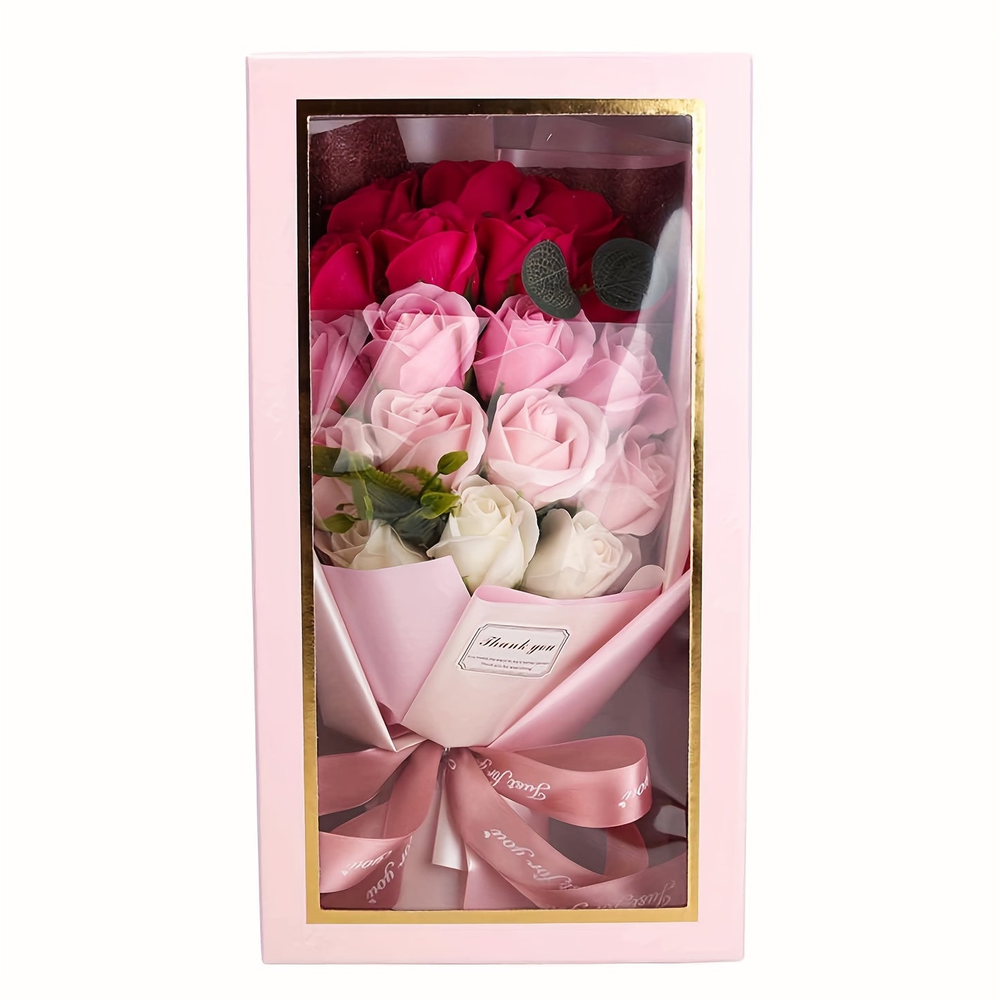 18-Piece Soap Rose Bouquet – Romantic Gift & Home Décor