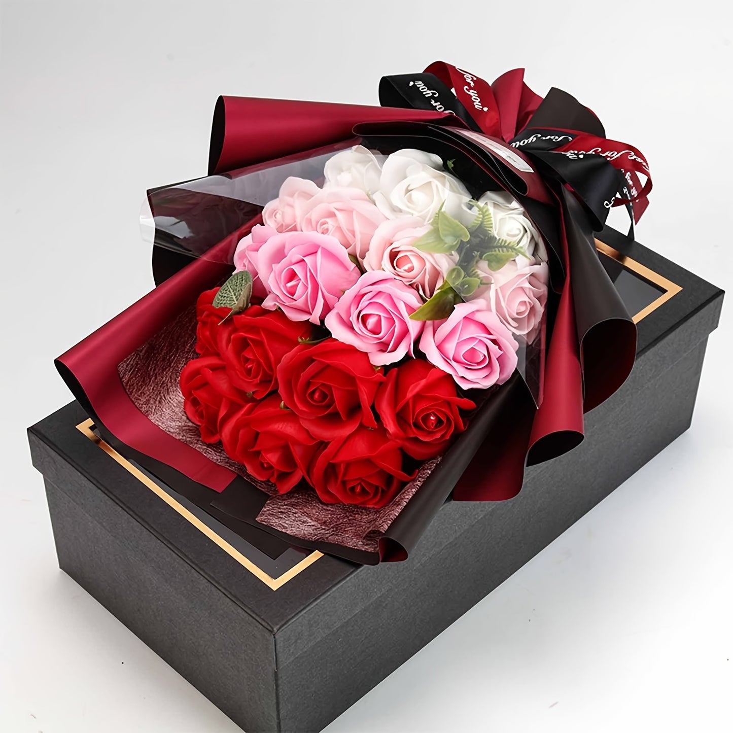 18-Piece Soap Rose Bouquet – Romantic Gift & Home Décor