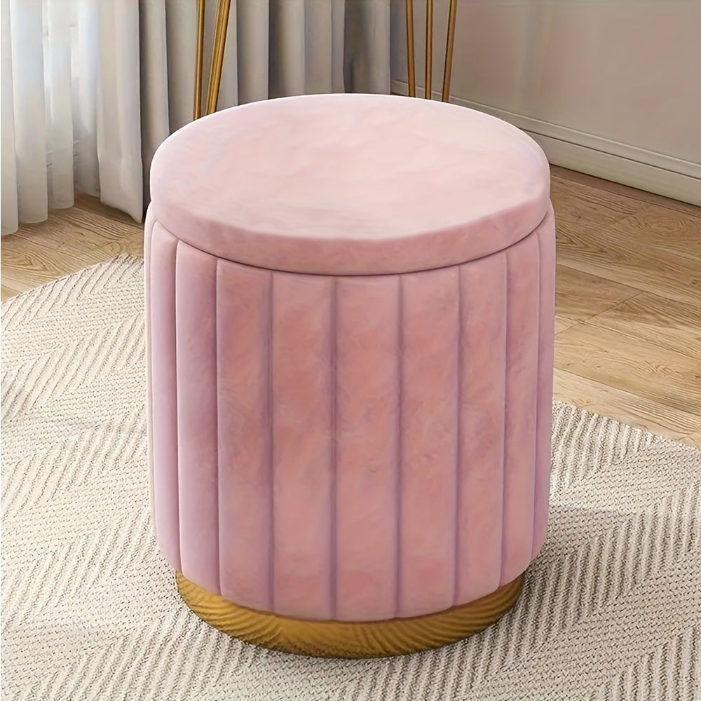 NordicMirror Round Ottoman
