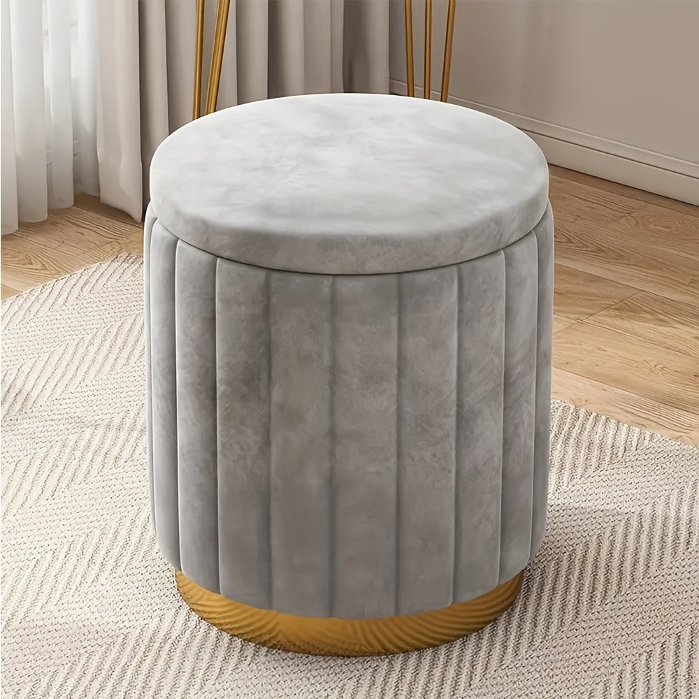 NordicMirror Round Ottoman