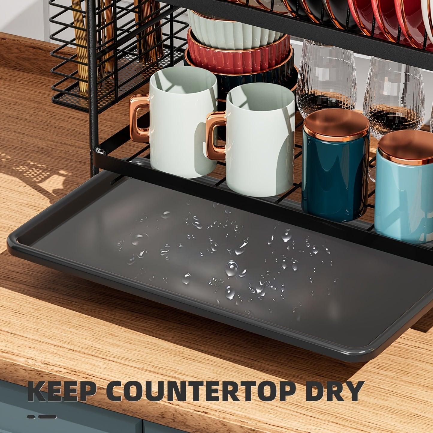 VersaRack 2-Tier Dish Organizer