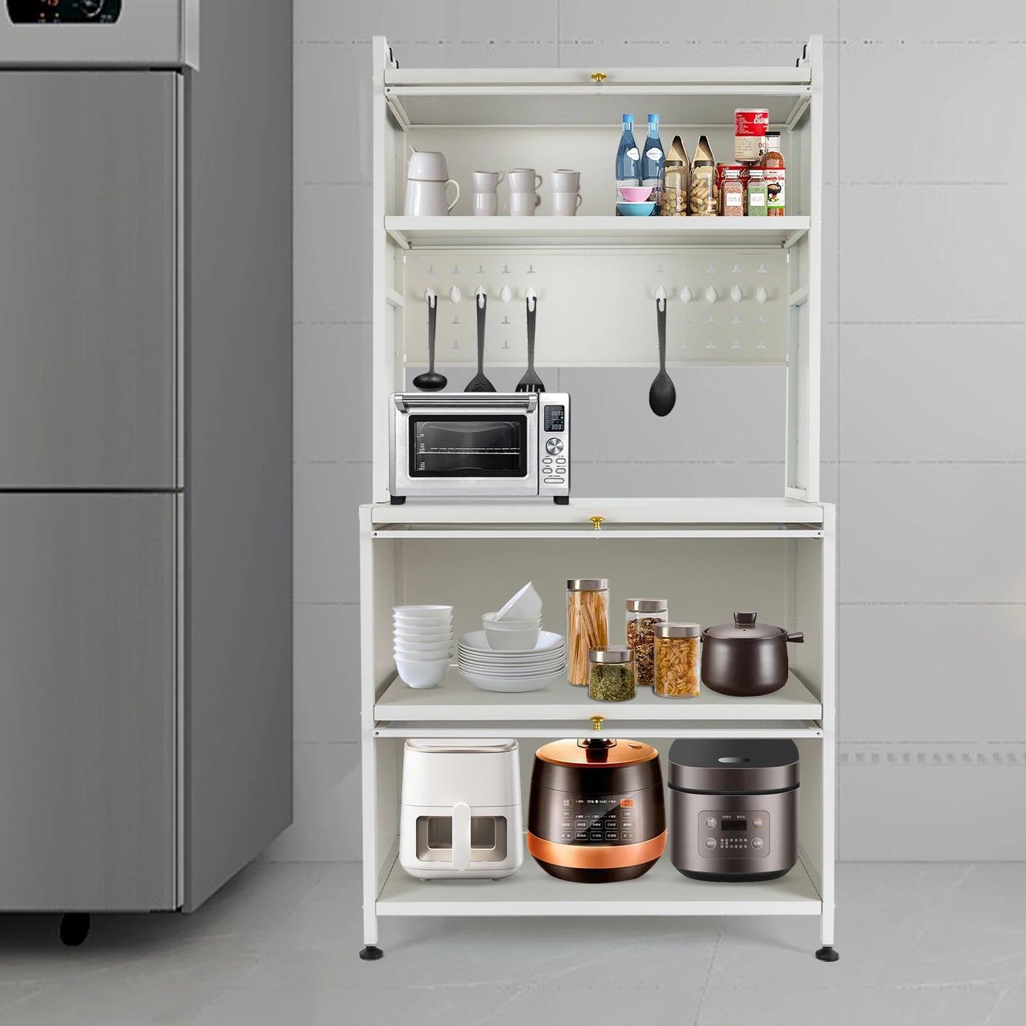5-Tier Dust-Proof Storage Cabinet