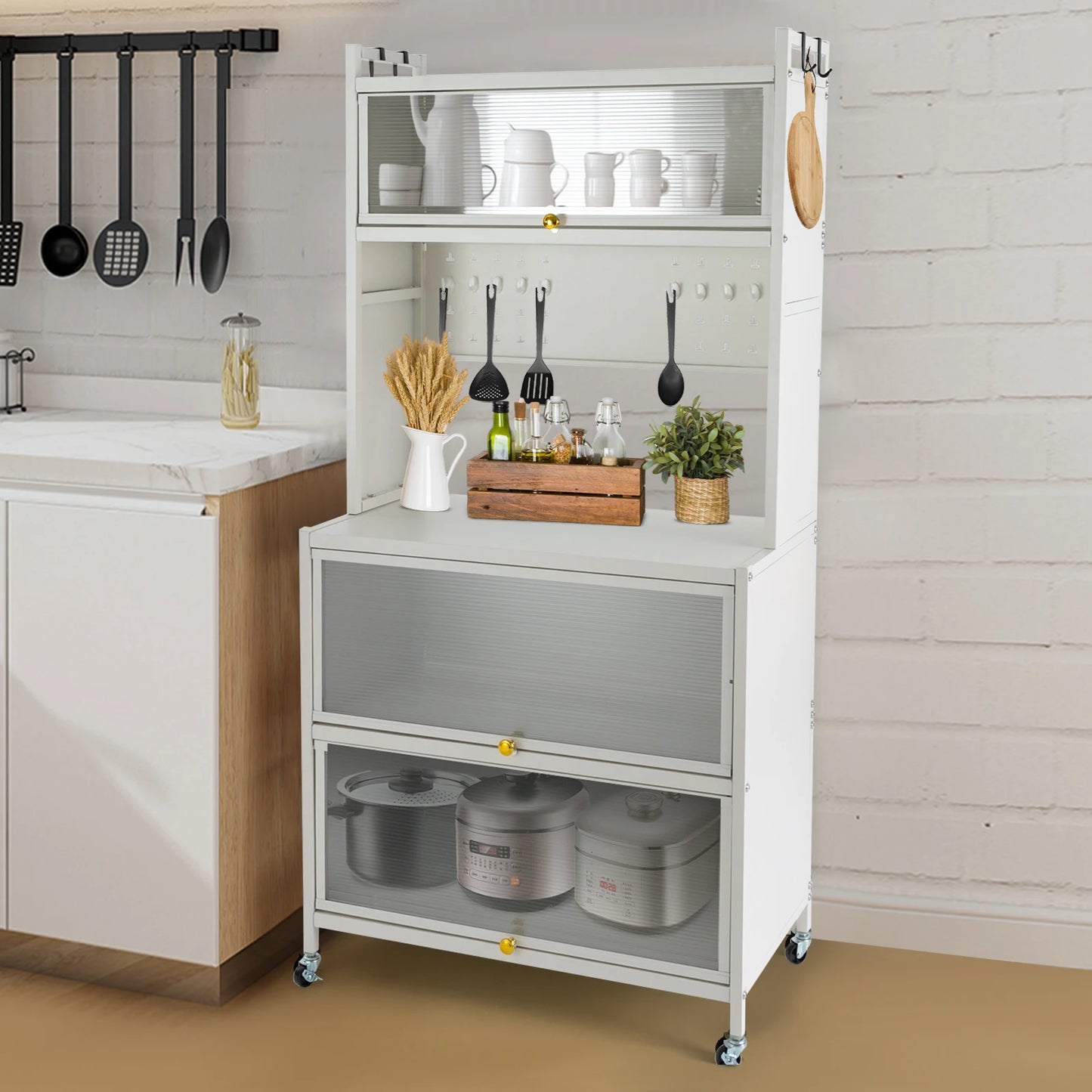 5-Tier Dust-Proof Storage Cabinet