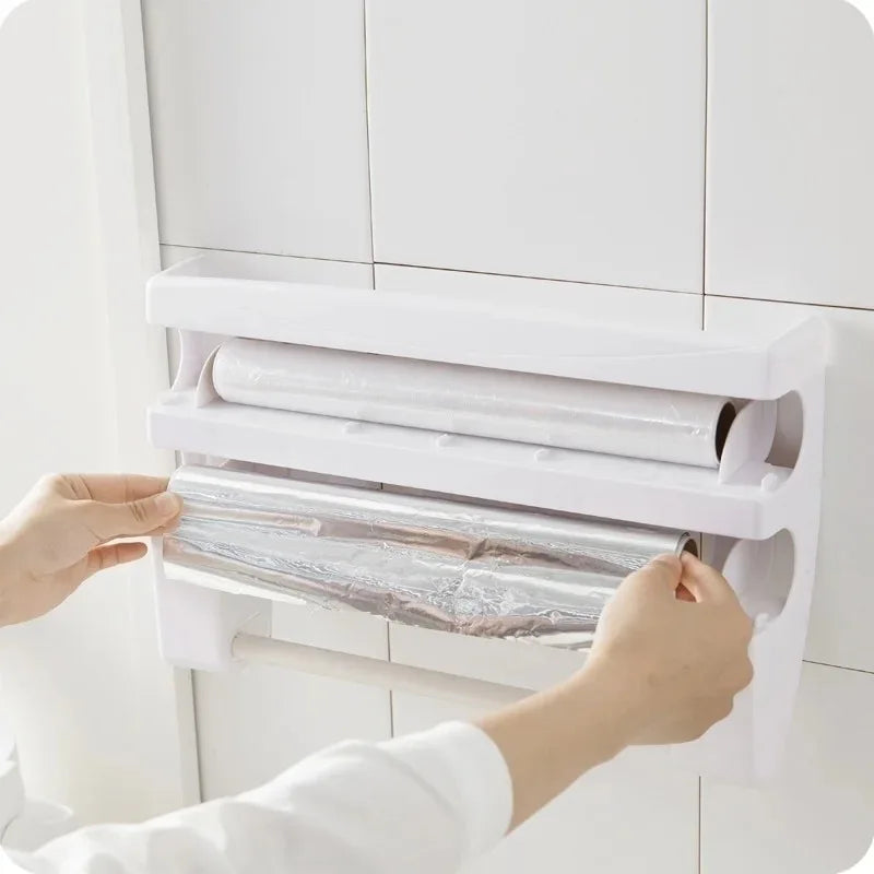 4-in-1 Wall Mounted Kitchen Storage Rack