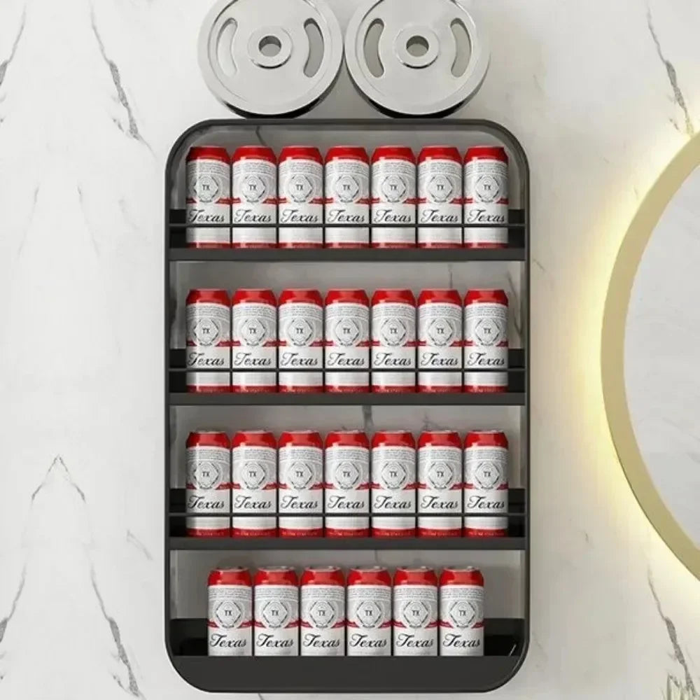 Wall-Mounted Bathroom & Kitchen Storage Shelf
