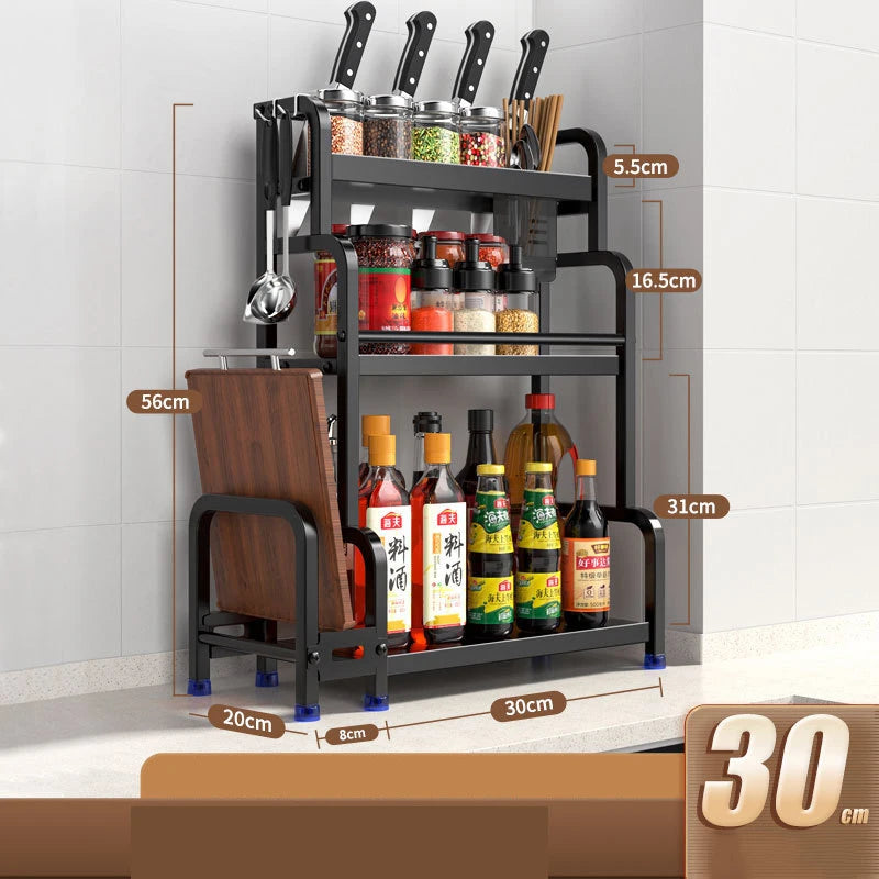 2/3-Layer Spice Rack | Kitchen Organizer