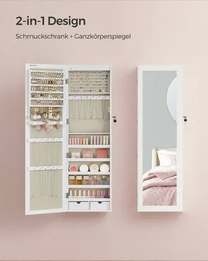 LumiMirror LED Jewelry Cabinet