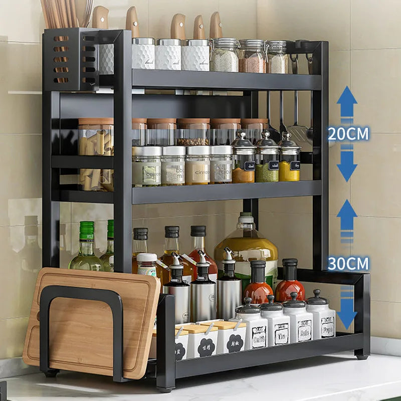 2/3-Layer Spice Rack | Kitchen Organizer