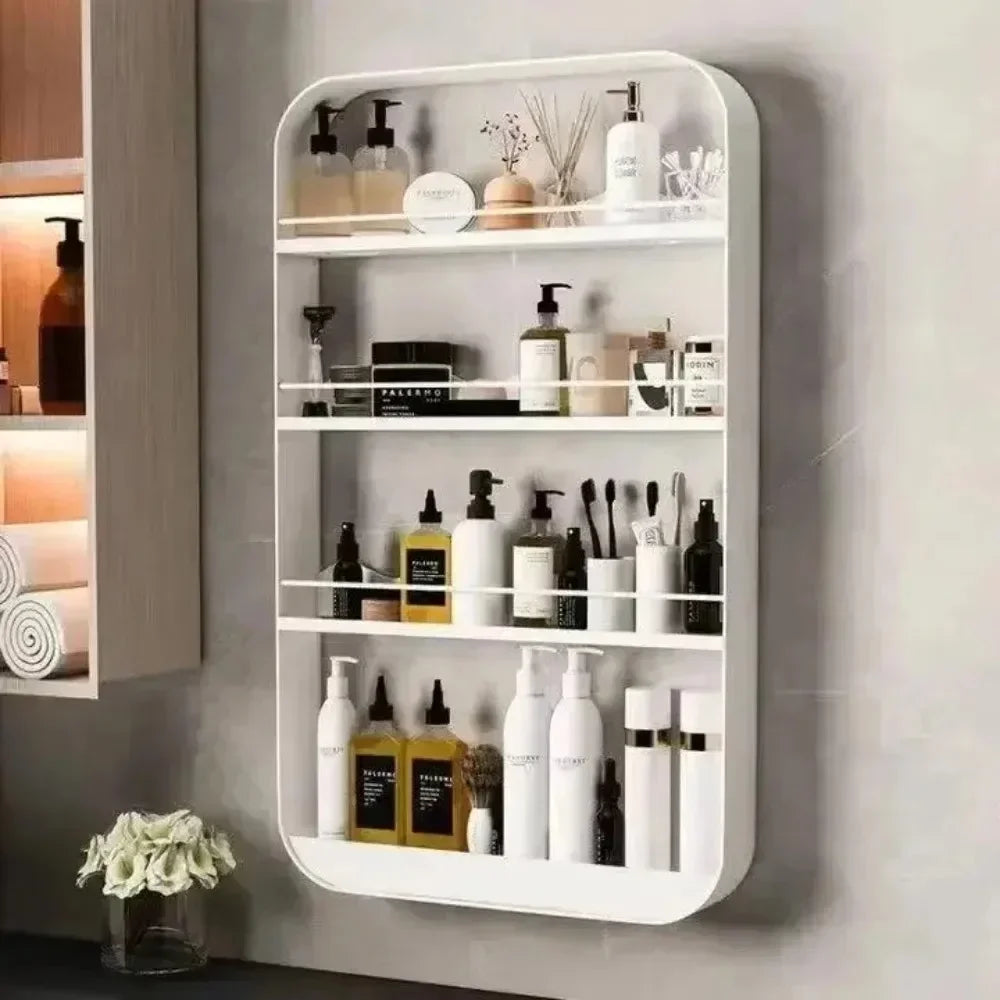 Wall-Mounted Bathroom & Kitchen Storage Shelf