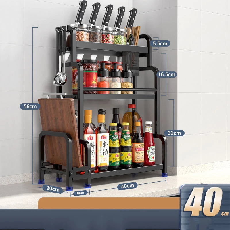 2/3-Layer Spice Rack | Kitchen Organizer