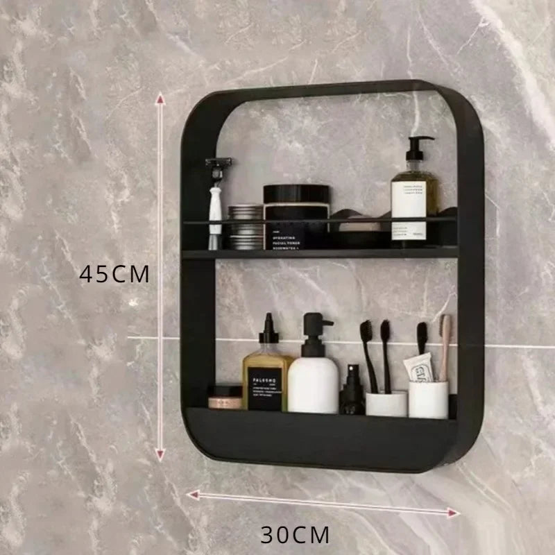 Wall-Mounted Bathroom & Kitchen Storage Shelf