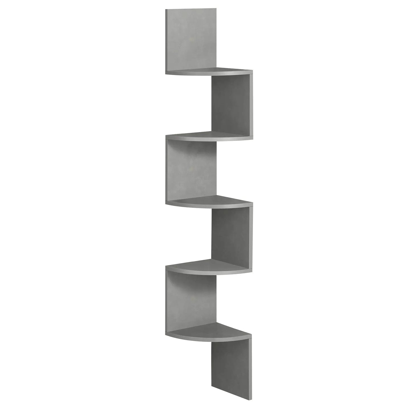Corner Shelf Bookcase with 5 Shelves