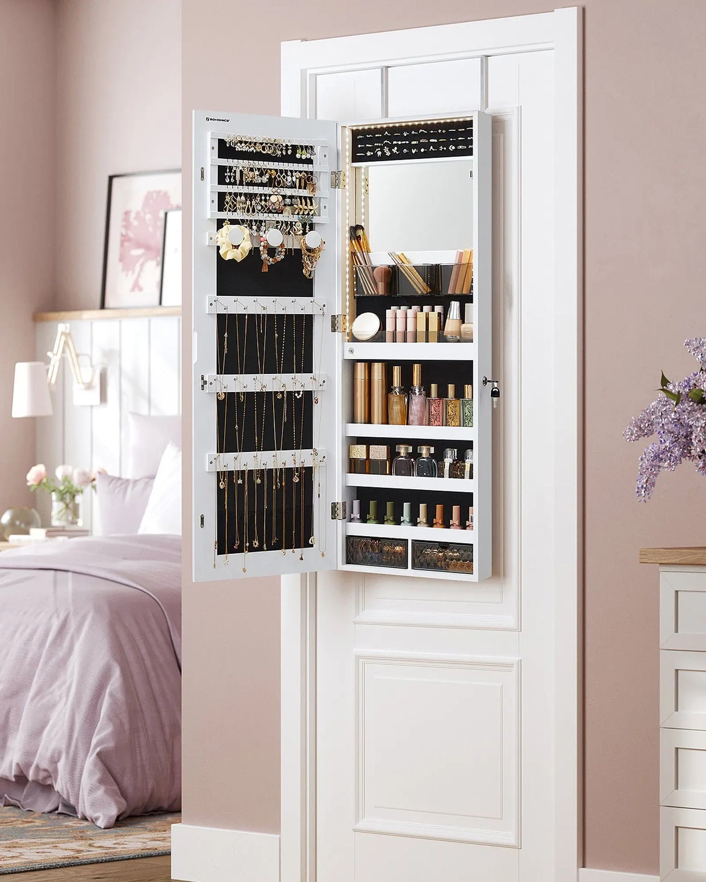LumiStyle Jewelry Mirror Cabinet