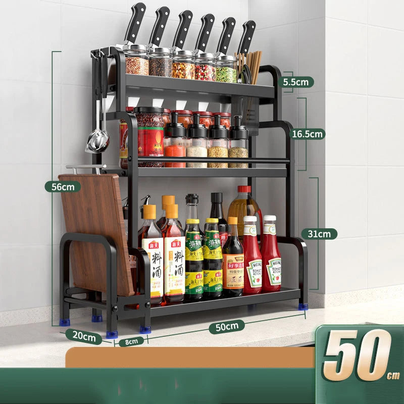 2/3-Layer Spice Rack | Kitchen Organizer