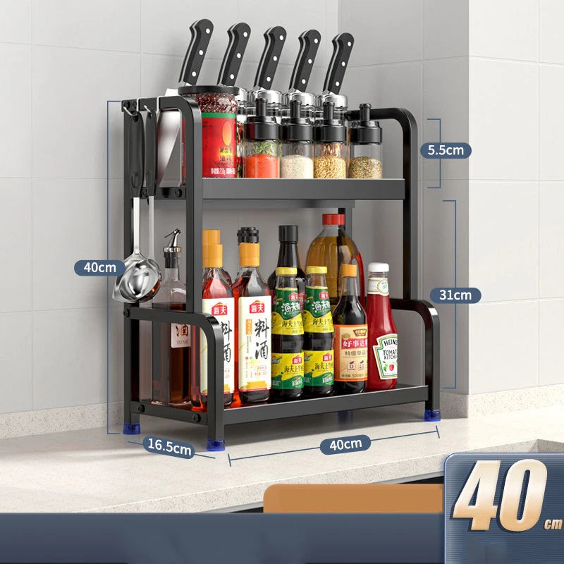 2/3-Layer Spice Rack | Kitchen Organizer