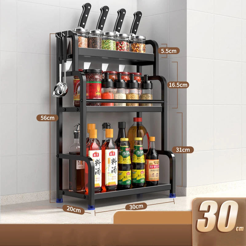2/3-Layer Spice Rack | Kitchen Organizer
