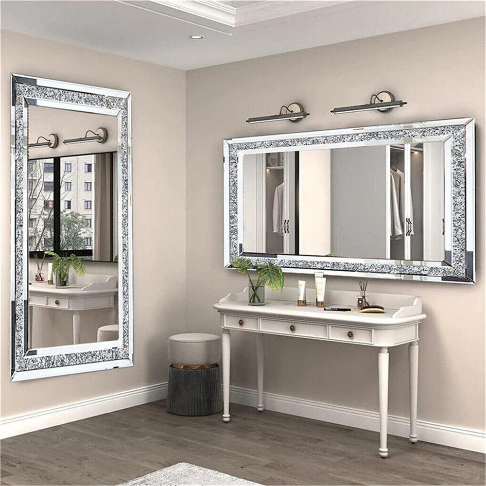 CrystalGlow XXL Wandspiegel