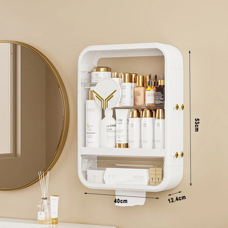Hanging Makeup Organizer - Multifunctional Storage Shelf