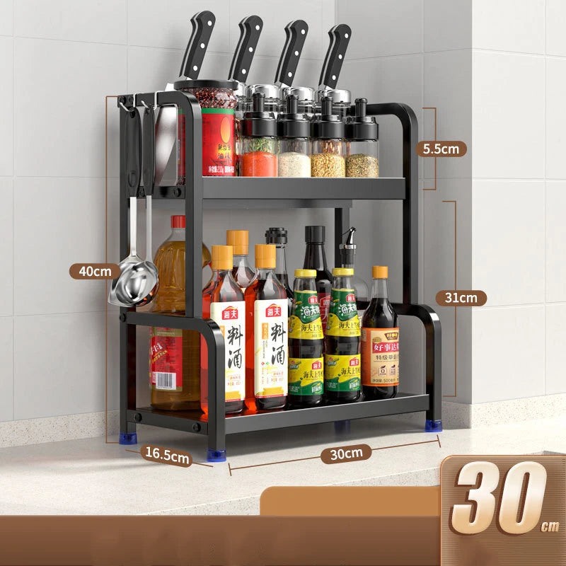 2/3-Layer Spice Rack | Kitchen Organizer