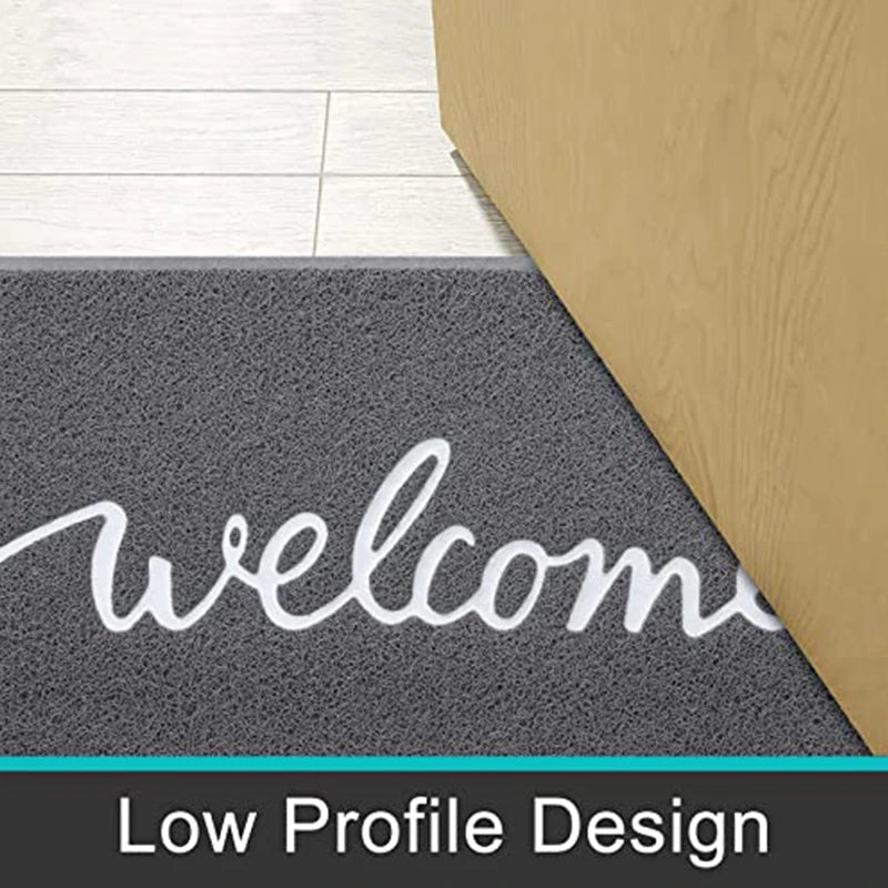 Kitinjoy Absorbent Welcome Door Mat – High-Quality Low Profile Rug