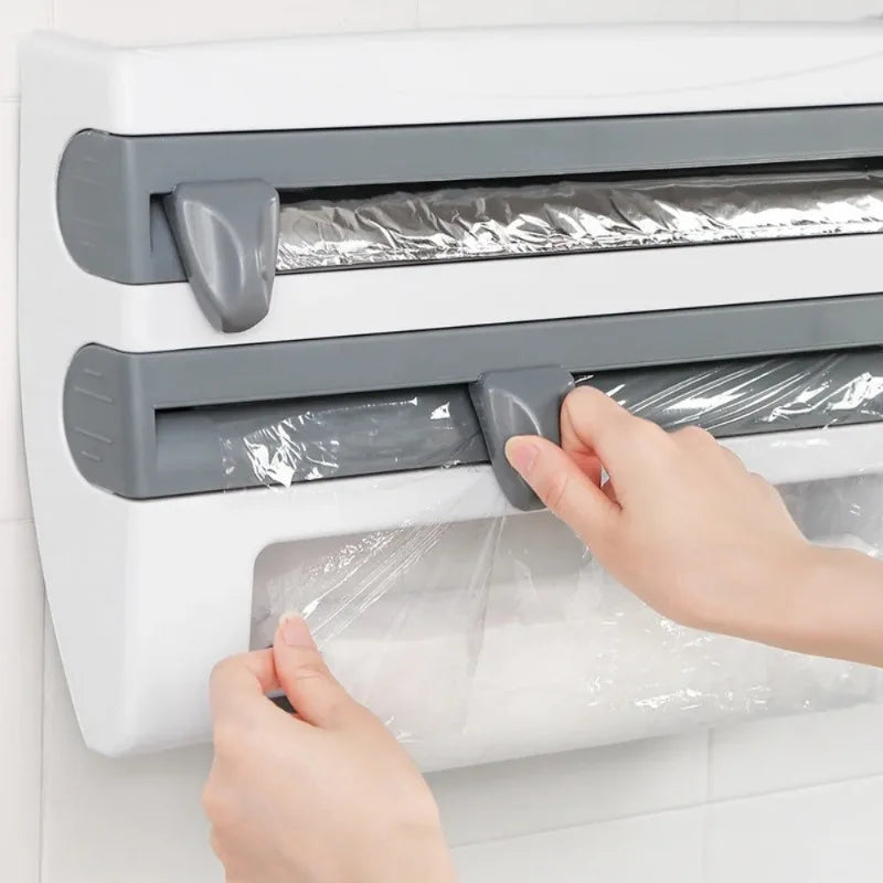 4-in-1 Wall Mounted Kitchen Storage Rack