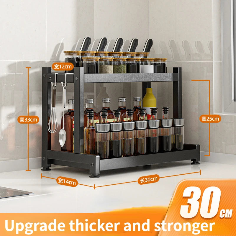 2/3-Layer Spice Rack | Kitchen Organizer