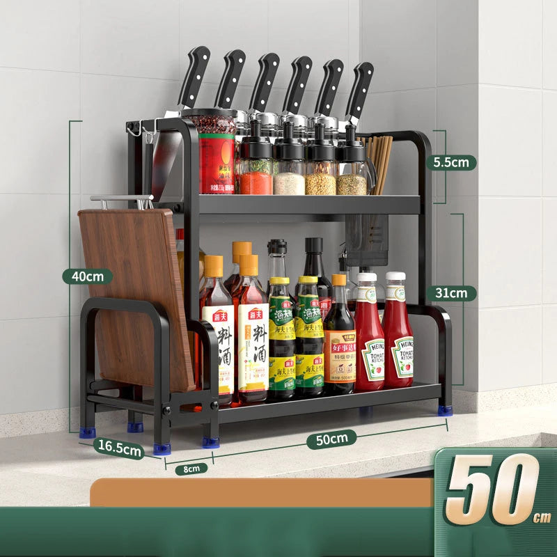 2/3-Layer Spice Rack | Kitchen Organizer