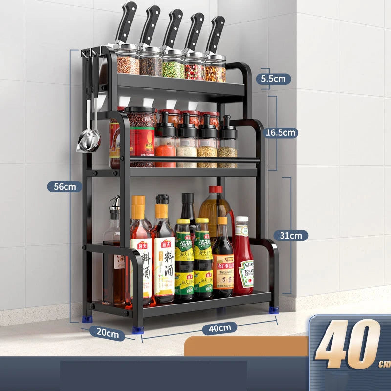 2/3-Layer Spice Rack | Kitchen Organizer