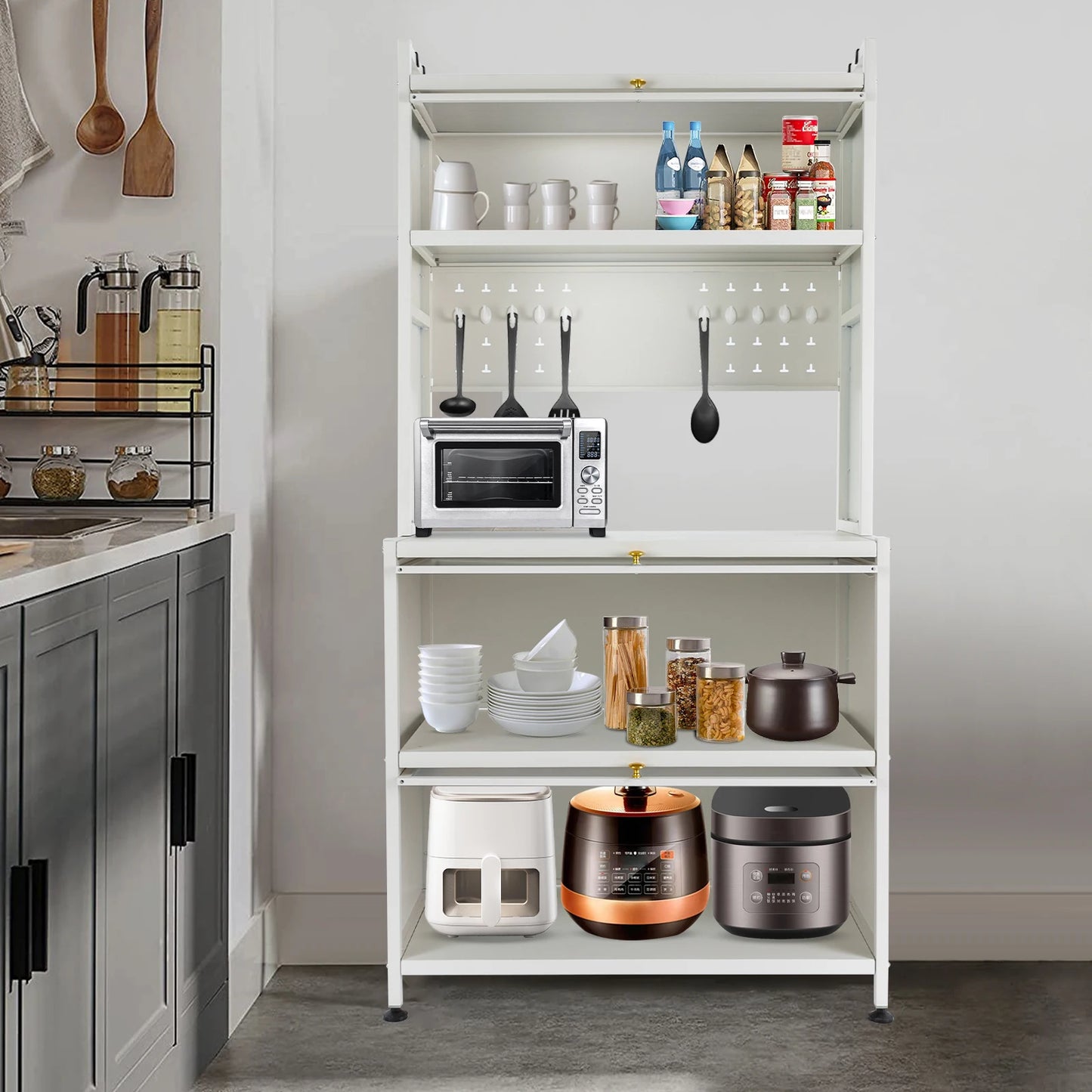 5-Tier Dust-Proof Storage Cabinet