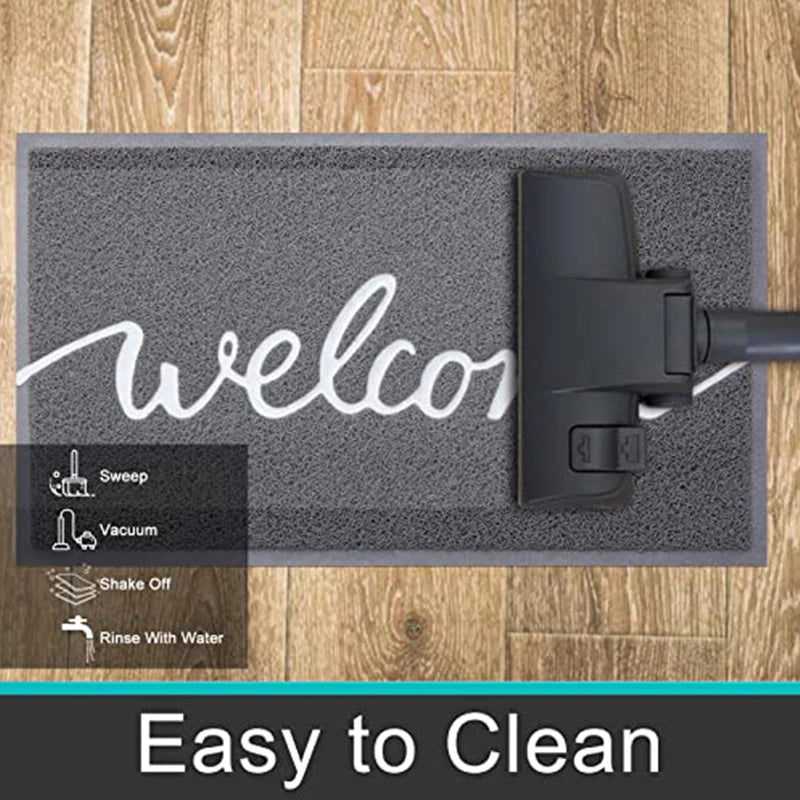 Kitinjoy Absorbent Welcome Door Mat – High-Quality Low Profile Rug