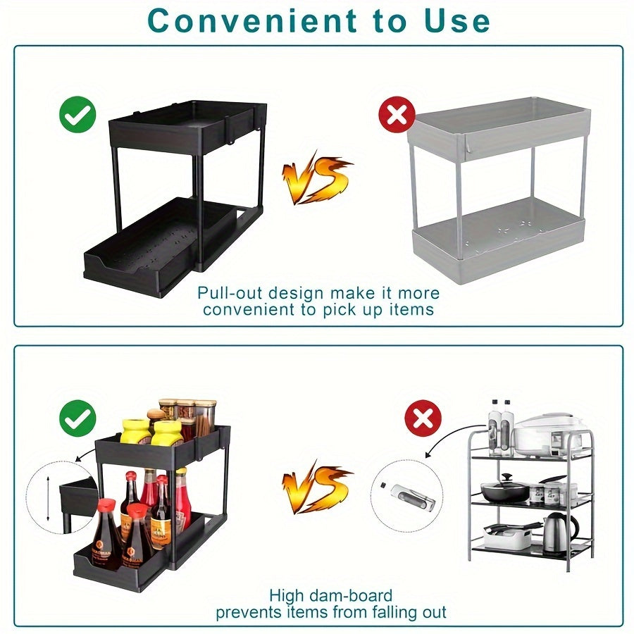 Kitchen Sink Organizer Rack