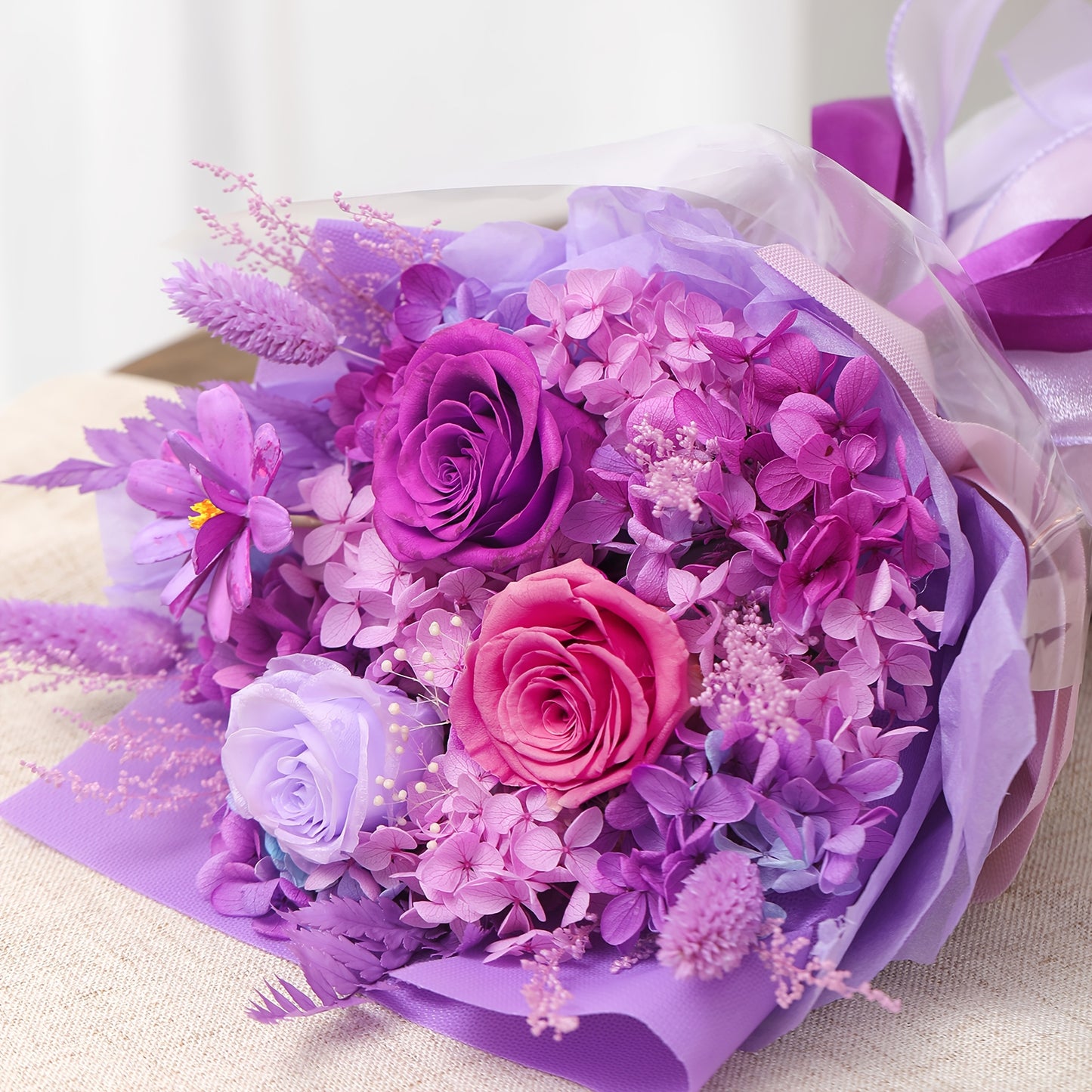 Everlasting Rose Bouquet – Timeless Gift & Home Décor