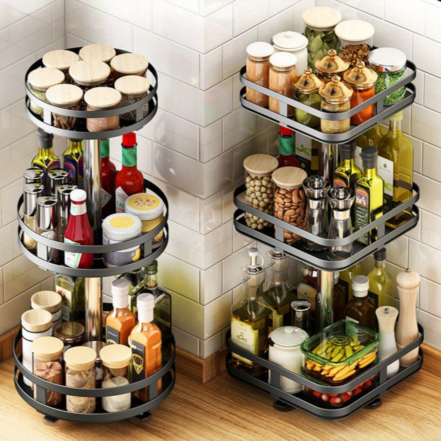 SpinStack 3-Tier Organizer