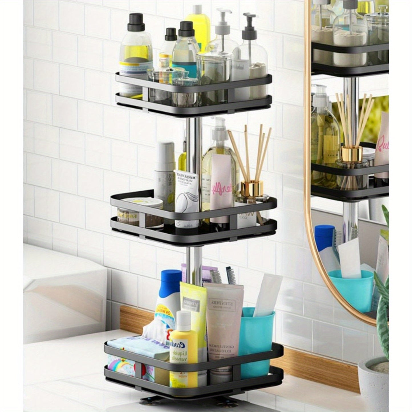 SpinStack 3-Tier Organizer