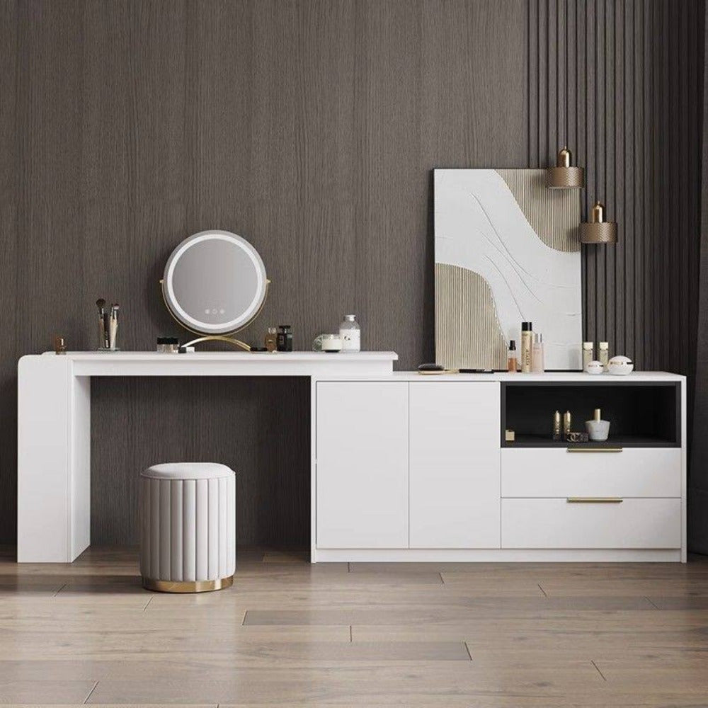 NordicMirror Round Ottoman