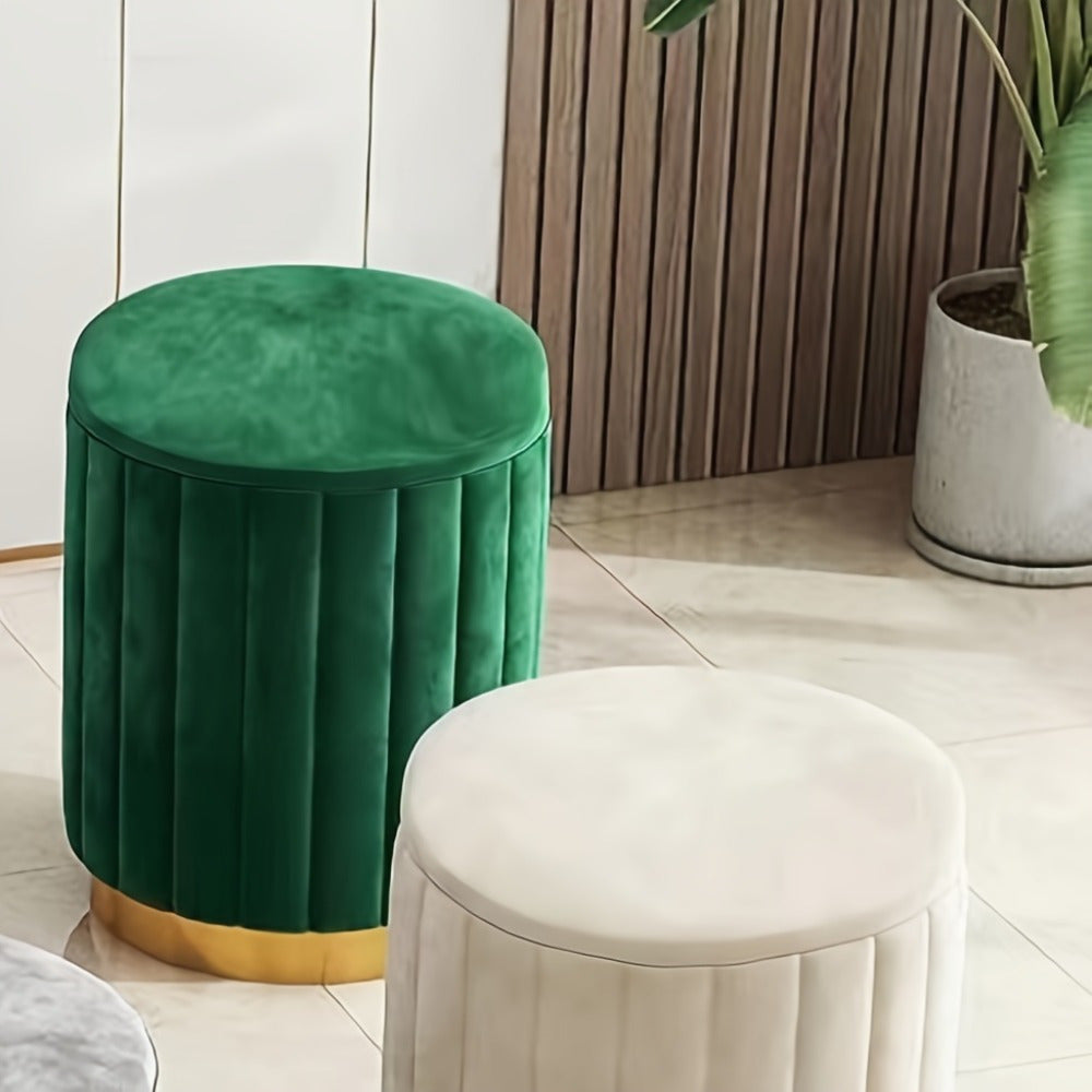 NordicMirror Round Ottoman