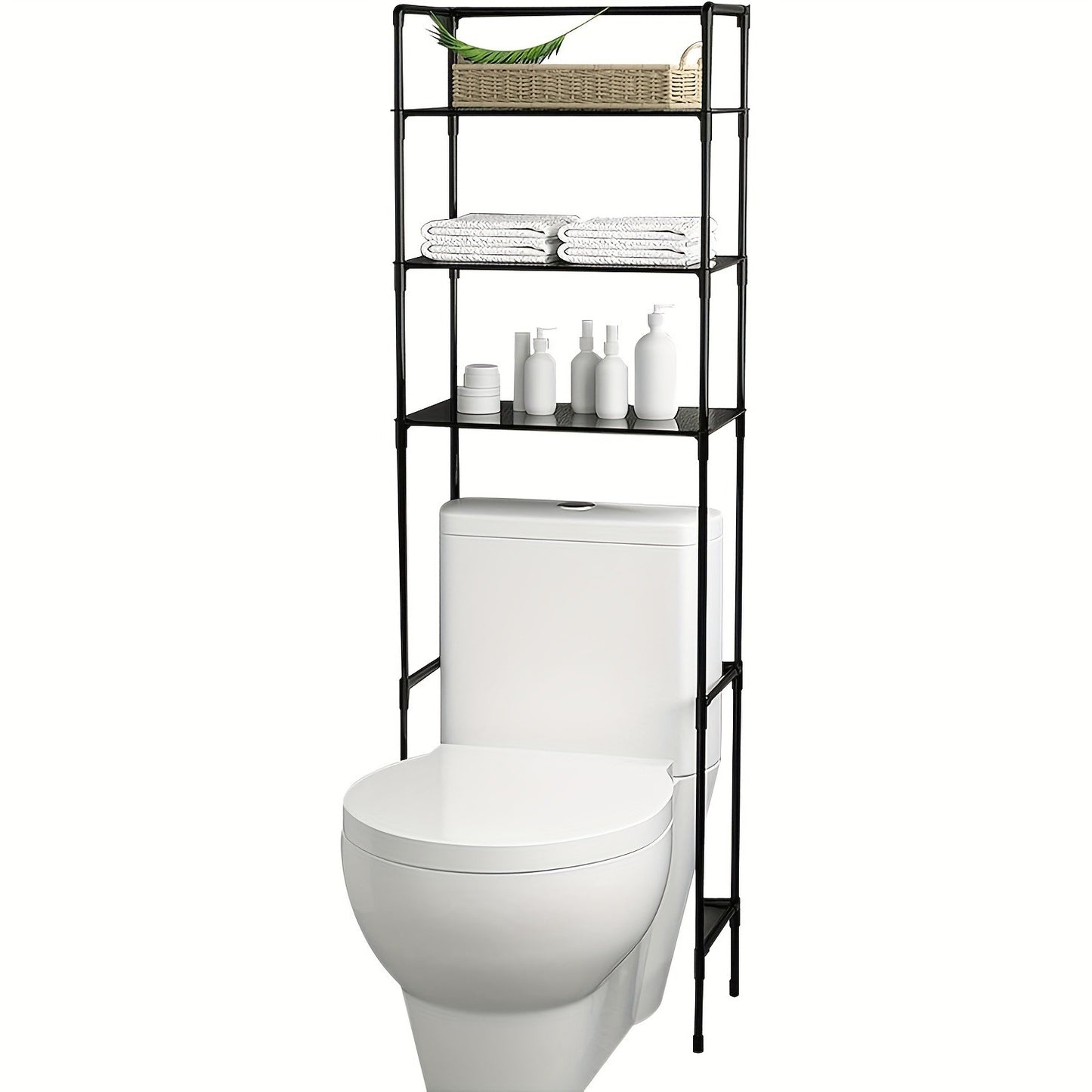Iron 3-Tier Toilet Rack