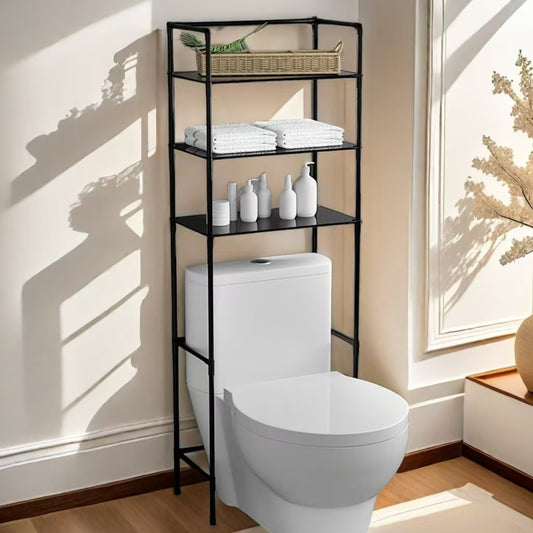 Iron 3-Tier Toilet Rack