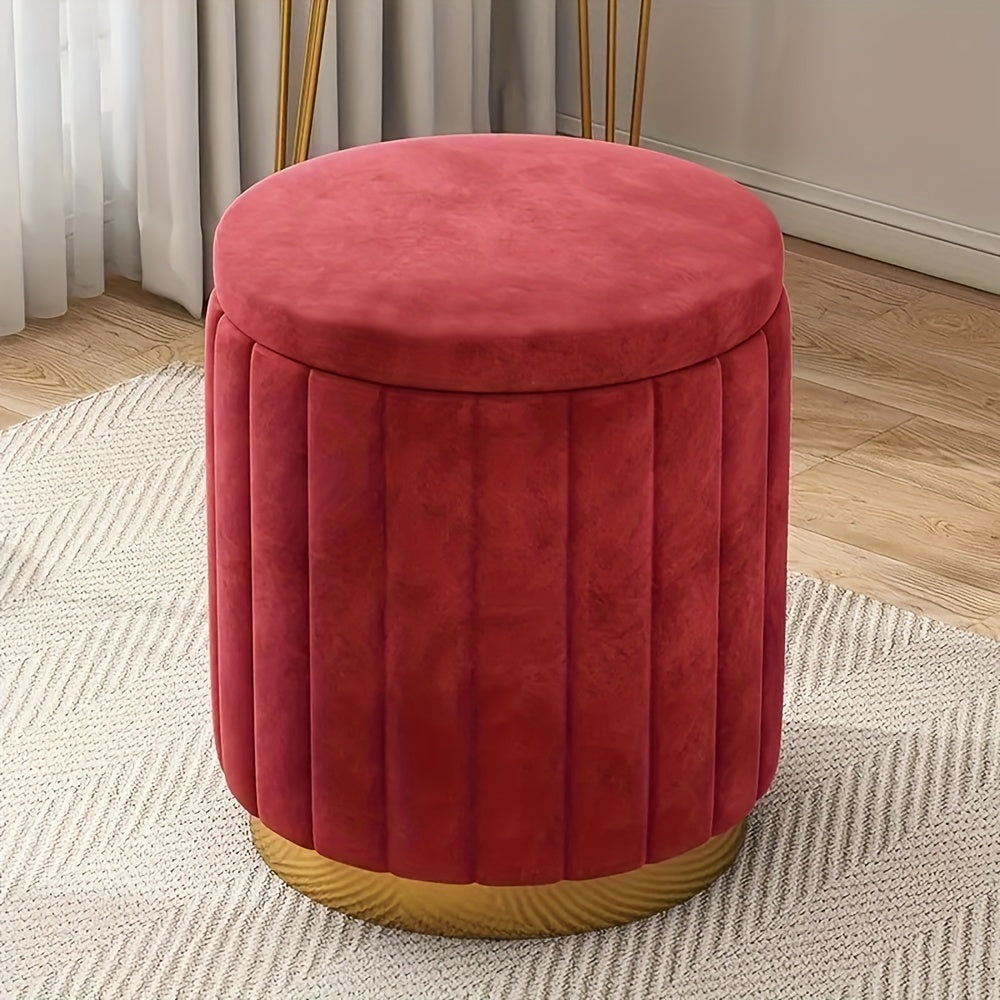 NordicMirror Round Ottoman