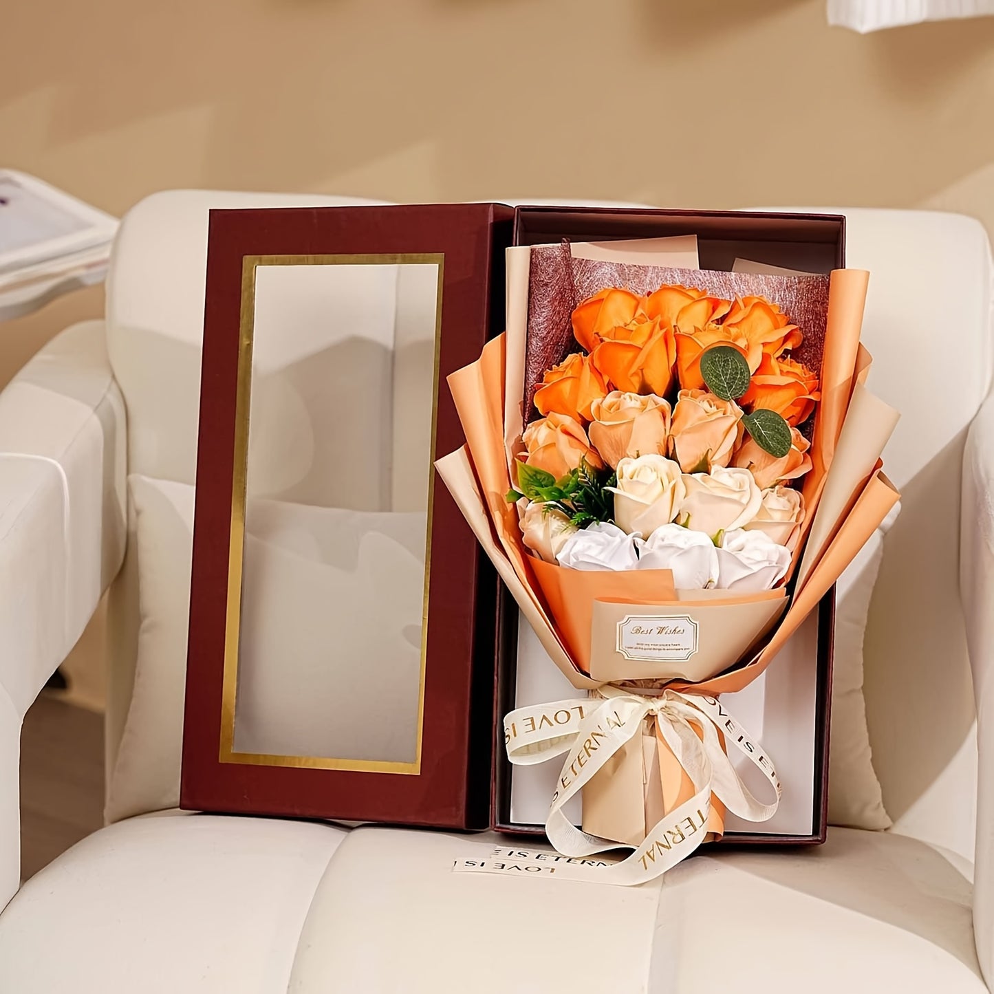 18-Piece Soap Rose Bouquet – Romantic Gift & Home Décor